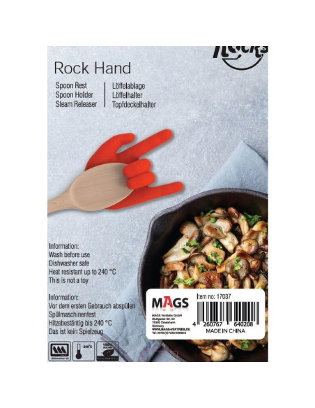 Soporte para Cucharas de Cocina Winkee Rocks - Silicona Resistente Soporte para Cucharas de Cocina Winkee Rocks - Silicona Resistente