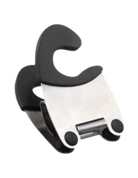 Soporte para Cucharas Clip-On Negro - Utensilio de Cocina Soporte para Cucharas Clip-On Negro - Utensilio de Cocina