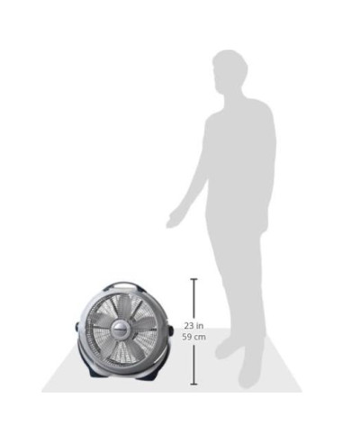 Ventilador de Piso Lasko Wind Machine 3300, 3 Velocidades, 50.8 cm