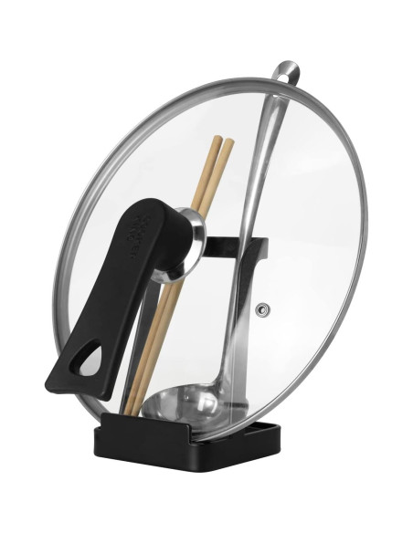 Soporte para Utensilios de Cocina Mukkuri Negro 10.2x10.2x15.2cm Soporte para Utensilios de Cocina Mukkuri Negro 10.2x10.2x15.2cm