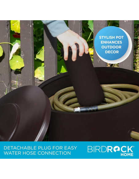 Maceta para Mangueras BIRDROCK HOME 30.48m Bronce Aceitado Maceta para Mangueras BIRDROCK HOME 30.48m Bronce Aceitado