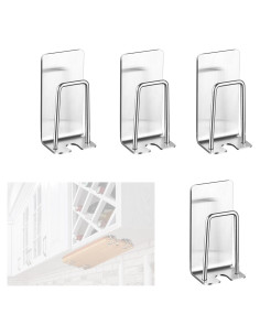 Soporte para Tabla de Cortar Aogigigio 4 Piezas Acero Inoxidable