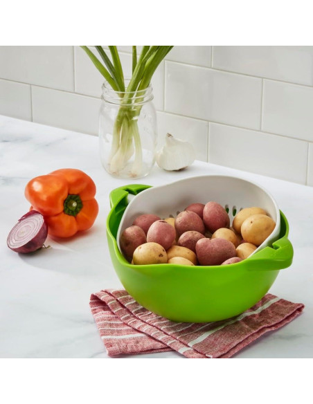 Colador de Cesta Oscilante Cuisinart 2qt Verde Colador de Cesta Oscilante Cuisinart 2qt Verde