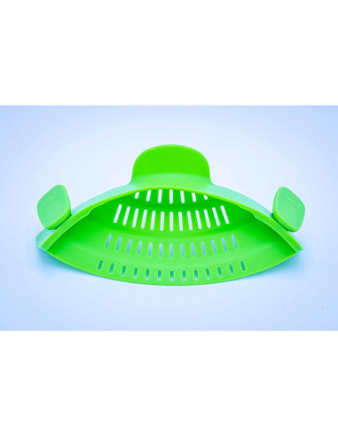 Colador Ajustable de Silicona Genérico Verde Lima 23 cm