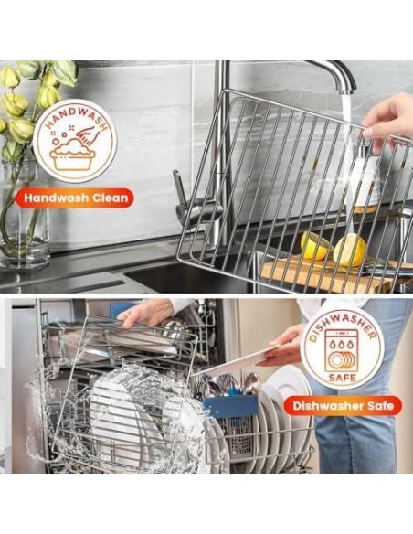 Rejilla para Horno de Aire Breville BOV845BSS 35.5x29.5 cm Acero Inox Rejilla para Horno de Aire Breville BOV845BSS 35.5x29.5 cm Acero Inox