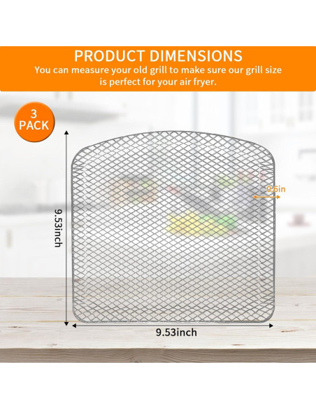 Bandeja de Goteo Chefman 6.3QT 3 Piezas Acero 24.2cm Bandeja de Goteo Chefman 6.3QT 3 Piezas Acero 24.2cm