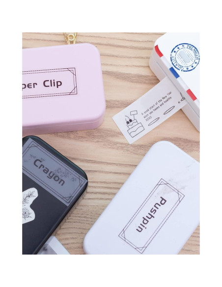 Papel Térmico Adhesivo Phomemo 15/25mm 8 Rollos Compatible Papel Térmico Adhesivo Phomemo 15/25mm 8 Rollos Compatible