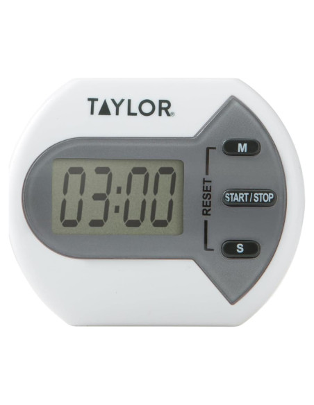 Temporizador Digital Taylor 99 Minutos con Pantalla Grande Temporizador Digital Taylor 99 Minutos con Pantalla Grande