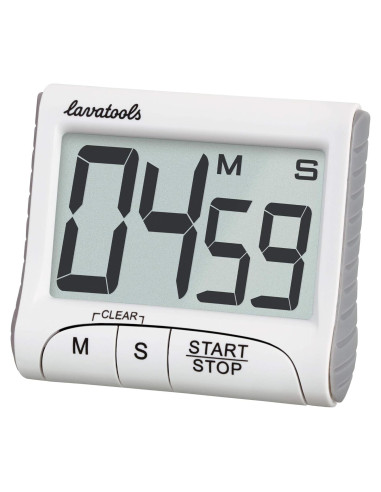 Temporizador Digital de Cocina Lavatools KT1 con Pantalla Grande