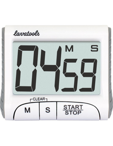 Temporizador Digital de Cocina Lavatools KT1 con Pantalla Grande