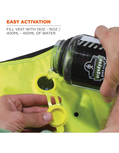 Chaleco Enfriamiento Ergodyne 6685 Seco Grande Transpirable