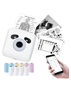 Impresora Térmica Portátil Vretti TP6S Bluetooth 10 Rollos