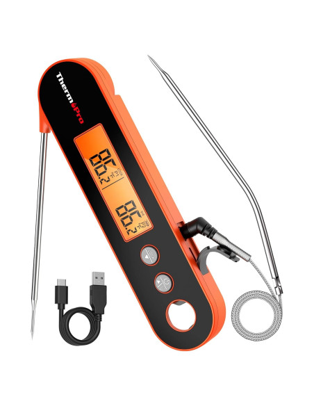 Termómetro de carne ThermoPro con 2 sondas y alarma Termómetro de carne ThermoPro con 2 sondas y alarma
