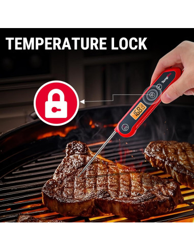 Termómetro Digital Instantáneo TempPro a Prueba de Agua 0.5C