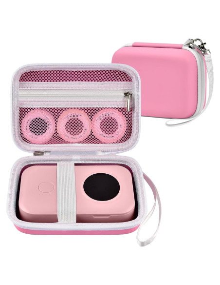 Funda para impresora de etiquetas PAIYULE D30 D35 Rosa Funda para impresora de etiquetas PAIYULE D30 D35 Rosa