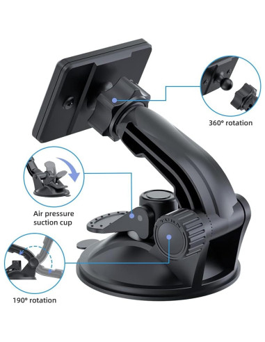 Soporte Magnético para Tablet OHLPRO 6-11" Rotación 360 Negro