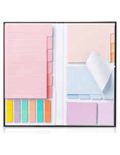 Set de Notas Adhesivas Mr. Pen 410 Piezas Pastel Macaron