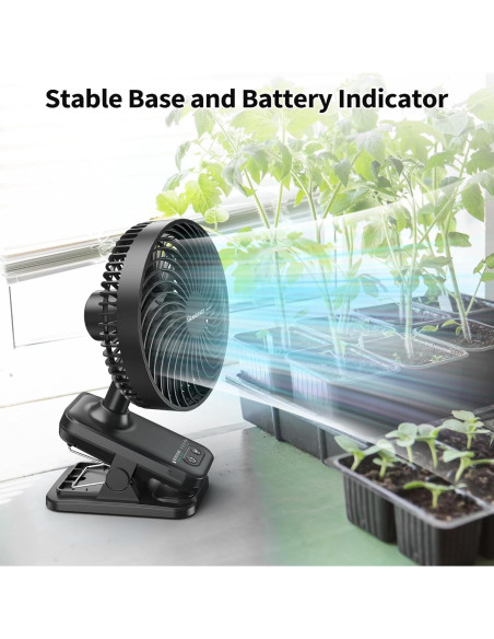Ventilador Clip-On GRANDFAST TF01 17.78cm 4 Velocidades Silencioso Ventilador Clip-On GRANDFAST TF01 17.78cm 4 Velocidades Silencioso