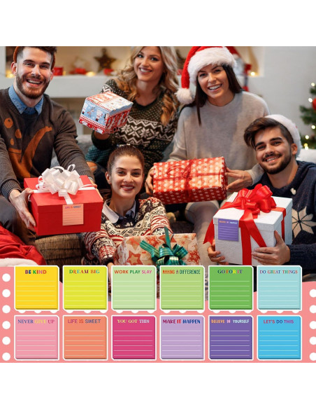 Notas Adhesivas Motivacionales Yinder 24 Pcs 7.62x7.62cm Notas Adhesivas Motivacionales Yinder 24 Pcs 7.62x7.62cm