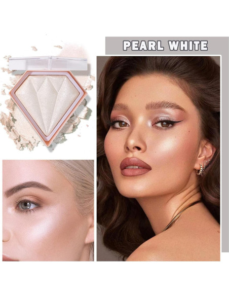 Paleta de Maquillaje Iluminador XINGXYUEL 28g - 01 Blanco Perla Paleta de Maquillaje Iluminador XINGXYUEL 28g - 01 Blanco Perla