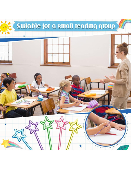 20 Pcs Punteros de Dedo Plástico Capoda para Lectura Infantil 20 Pcs Punteros de Dedo Plástico Capoda para Lectura Infantil