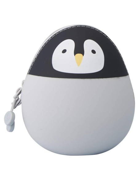 Estuche con Cremallera LIHITLAB PuniLabo Pingüino 5.6x6.1cm Estuche con Cremallera LIHITLAB PuniLabo Pingüino 5.6x6.1cm