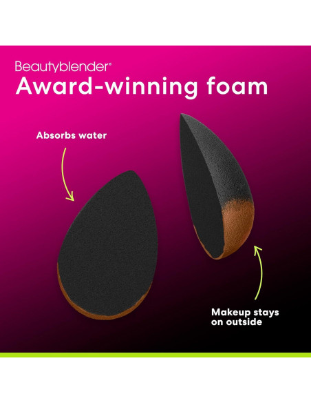 Esponjas de Maquillaje Micro Mini Pro Beautyblender Negro - 2 Unidades Esponjas de Maquillaje Micro Mini Pro Beautyblender Negro - 2 Unidades