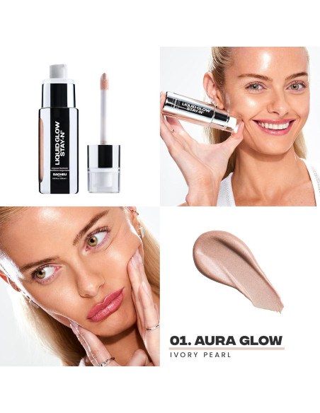 Iluminador Líquido Sacheu STAY-N 30ml Aura Glow Larga Duración Iluminador Líquido Sacheu STAY-N 30ml Aura Glow Larga Duración