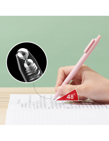 Bolígrafos Kaco Retráctiles 5 Piezas 0.5mm Tinta Negra