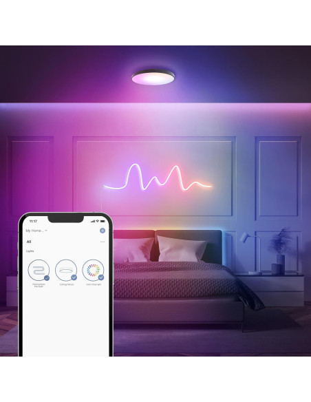 Luz de Techo Inteligente Feit Electric 30W RGBW 38,1 cm Luz de Techo Inteligente Feit Electric 30W RGBW 38,1 cm