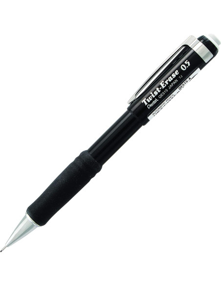 Lápiz Mecánico Pentel Twist Erase 0.5 mm, Paquete de 3 Lápiz Mecánico Pentel Twist Erase 0.5 mm, Paquete de 3