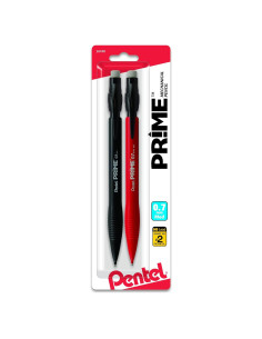 Lápiz Mecánico Pentel Prime 0.7mm Asortido Paquete de 2
