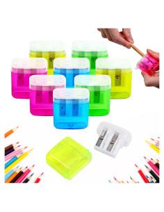 Sacapuntas Manual ForTomorrow Doble Orificio 24 Piezas Multicolor