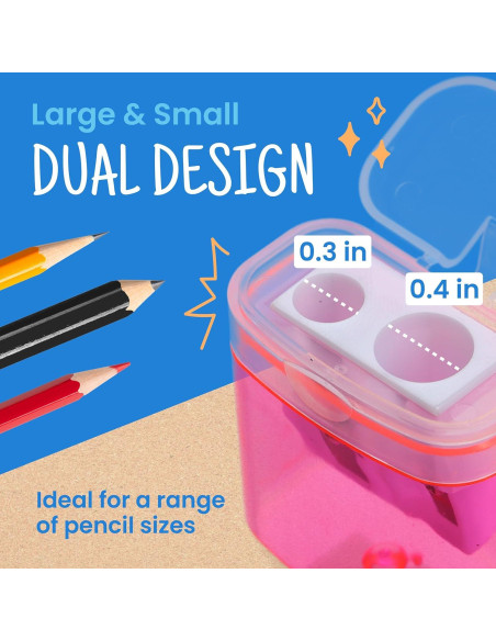 Paquete de 100 Sacapuntas Manuales Craftzilla Multicolor Paquete de 100 Sacapuntas Manuales Craftzilla Multicolor