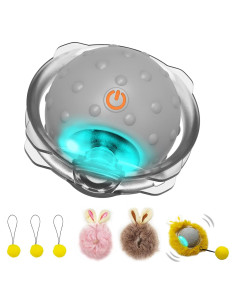 Bola Interactiva para Gatos LEPLE LP16 Gris 8.89cm