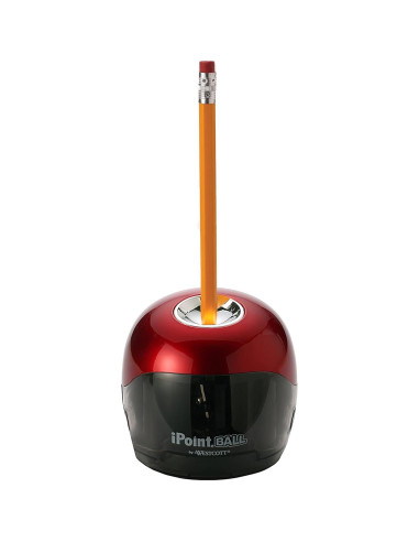 Sacapuntas eléctrico Westcott iPoint Ball rojo compacto