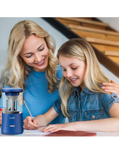 Sacapuntas Eléctrico Automático Tenwin TW8018 Azul 2000mAh