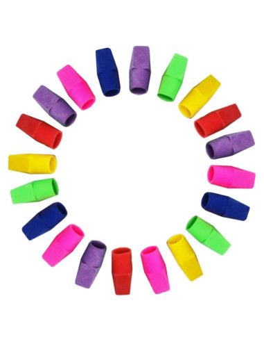 Conjunto de 20 Borradores de Punta de Lápiz MYSXN Coloridos