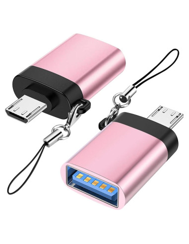 Adaptador Micro USB a USB 3.0 Seminer - Paquete de 2 OTG