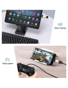 Adaptador Micro USB a USB 3.0 Seminer - Paquete de 2 OTG 2