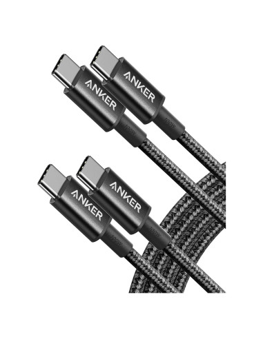 Cable USB C a USB C Anker 2 paquetes 182 cm carga rápida