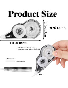 Cintas Correctoras BESARME 12 Piezas 12m cada una 2