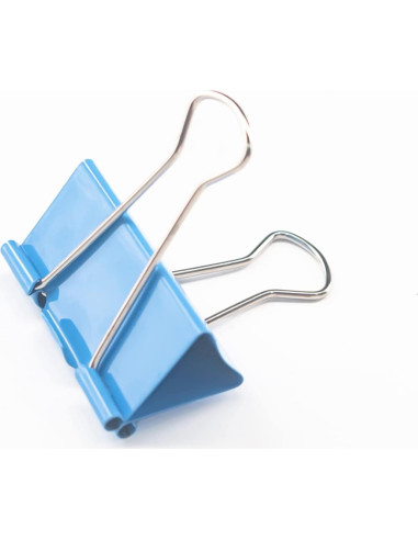 Clips de Carpeta Grande Ykimok 41 mm, Paquete de 24 Colores