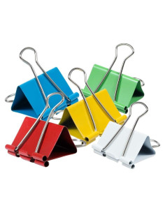 Clips de Carpeta Grandes 1EnLaOficina 2" (5.08 cm) - 12 Piezas