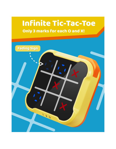 Juego Electrónico Portátil Hynuwa 4 en 1 para Niños y Adultos
