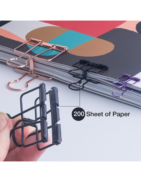Set de 38 Clips de Binder y Papel VENCINK Multicolor Set de 38 Clips de Binder y Papel VENCINK Multicolor
