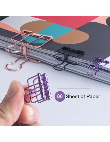 Set de 38 Clips de Binder y Papel VENCINK Multicolor Set de 38 Clips de Binder y Papel VENCINK Multicolor