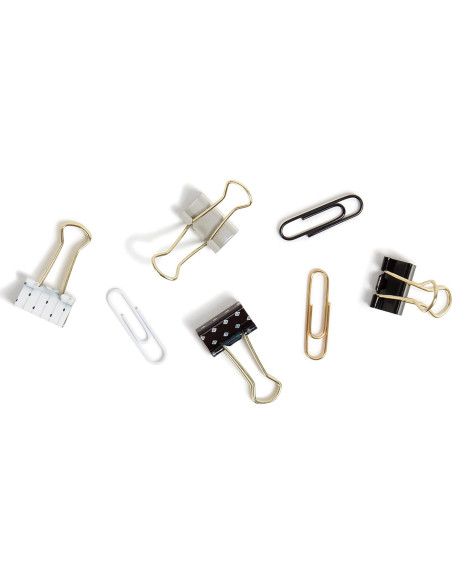 Juego de Clips Clásicos U Brands - 80 Piezas Multicolor Juego de Clips Clásicos U Brands - 80 Piezas Multicolor