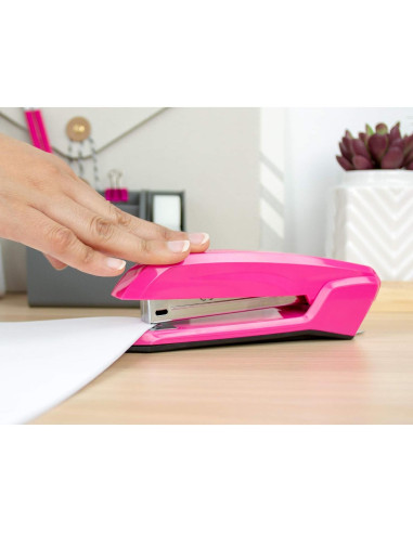 Grapadora Bostitch B210R-PINK 3 en 1 Rosa con 420 Grapas