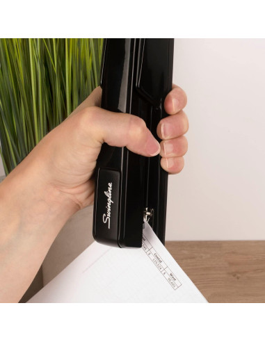 Grapadora Swingline 747 Metálica Negra 30 Hojas Sin Atascos
